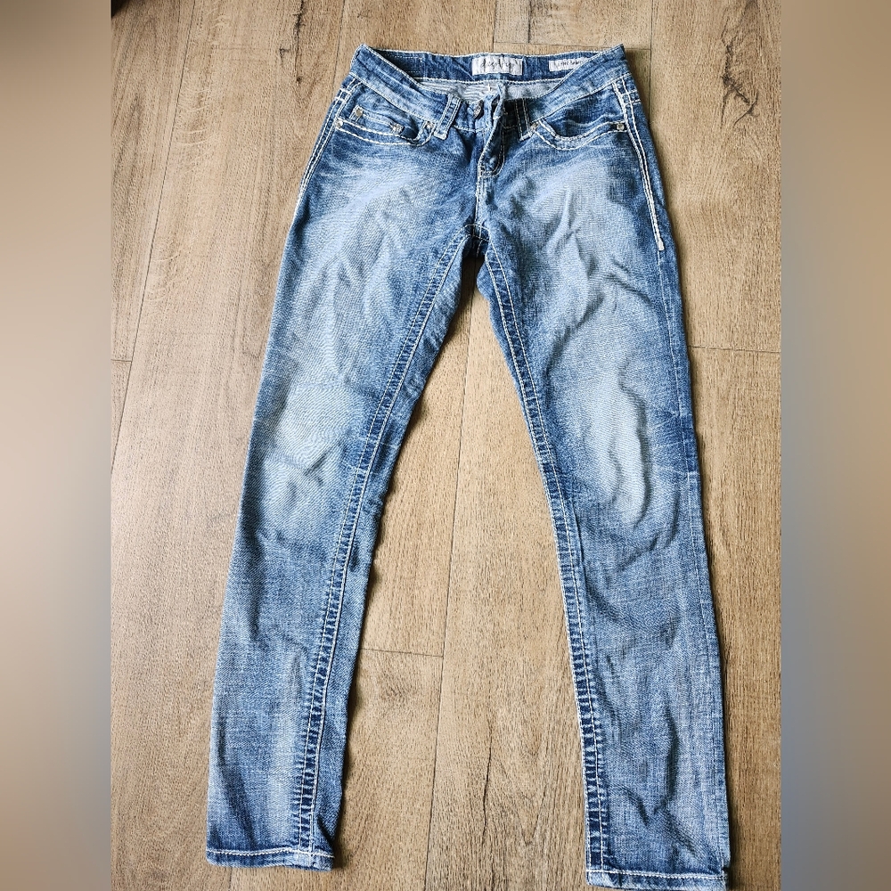 Day Trip Skinny Jeans with Natural Fading